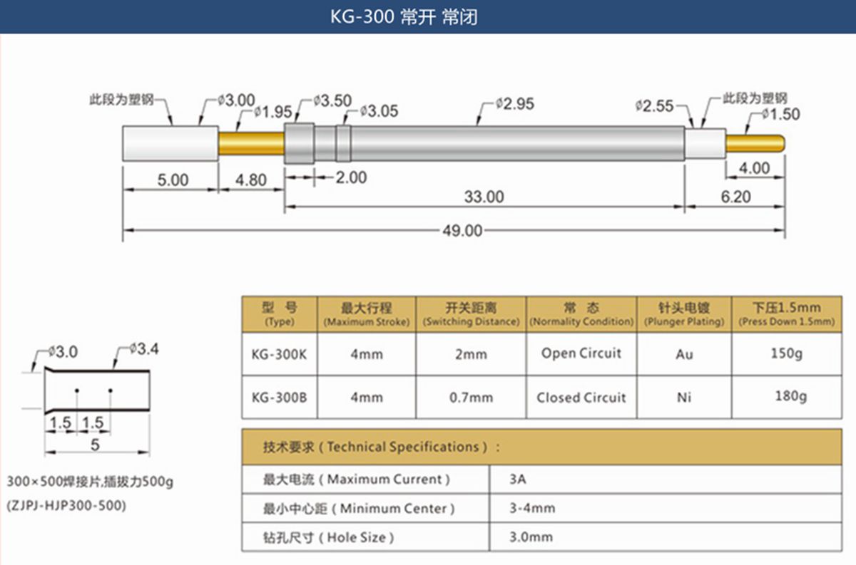 KG-300 常开 常闭_整图